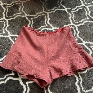 Lizard thicket zip up shorts